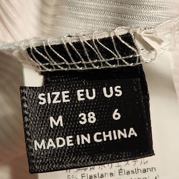 Boutique festival top cropped colorful rifle ribbed medium 6 new - Picture 5 of 6